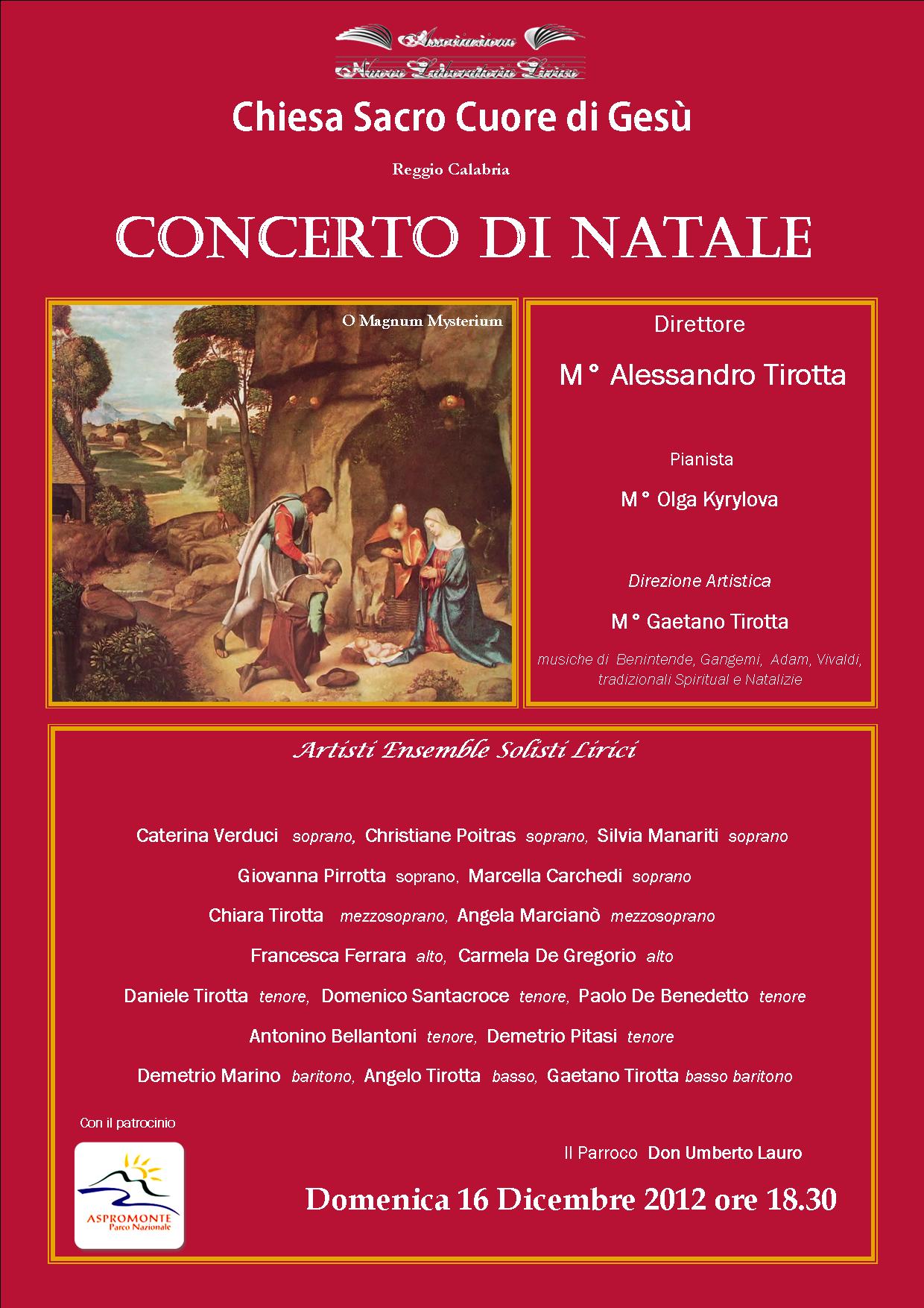 Concerto di Natale del 16 12 2012