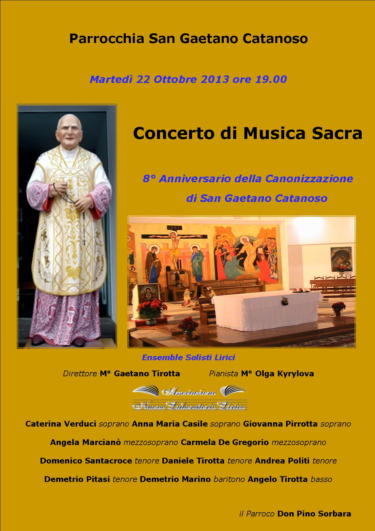 concerto musica sacra 22 10 2013