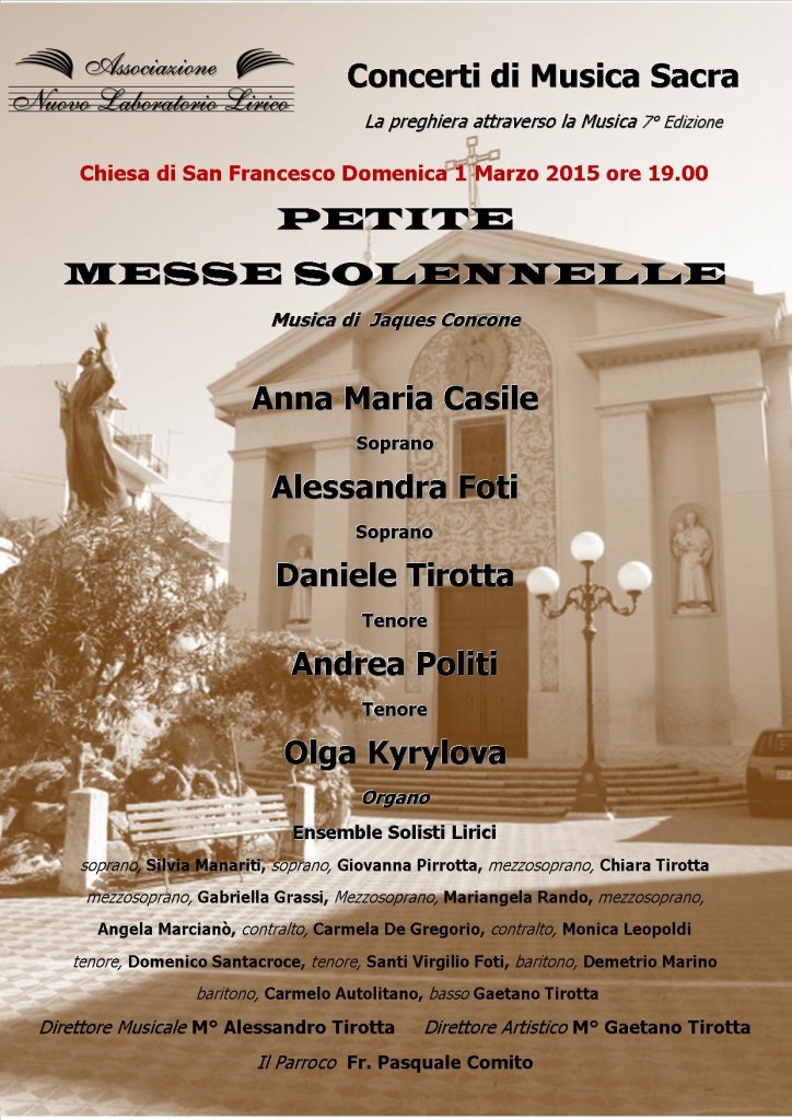 concerto petite messe 1 3 2015