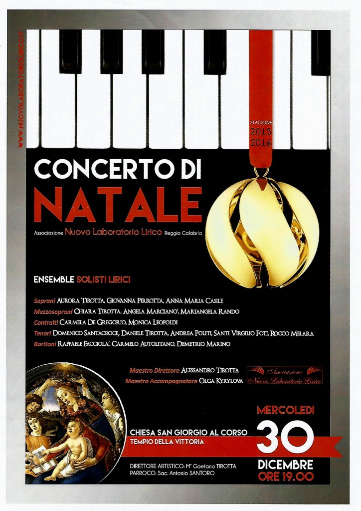Concerto Natale 30.12 2015